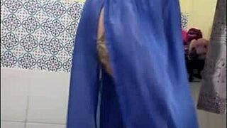 Blonde milf and her big naturals gets guided masturbation