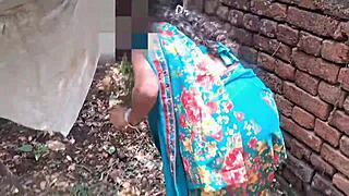 Desi wife gets hardcore banged by neighbor boys outside, damn